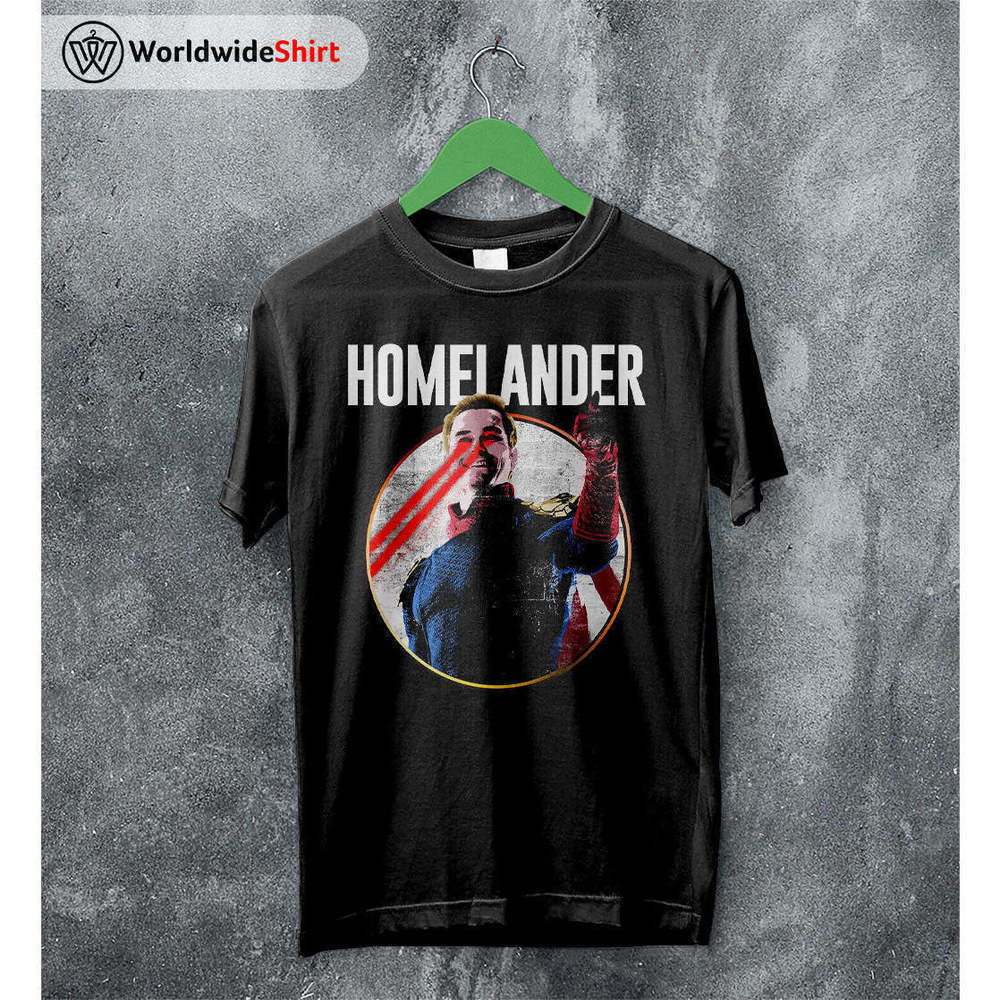 The Boys Homelander 90s TV Show Superhero Graphic Fan Art T-Shirt